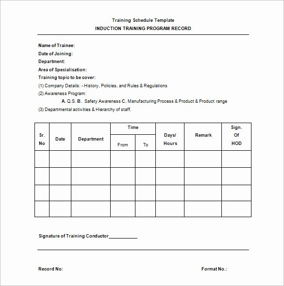 Practice Schedule Template Fresh 21 Training Schedule Templates Doc Pdf