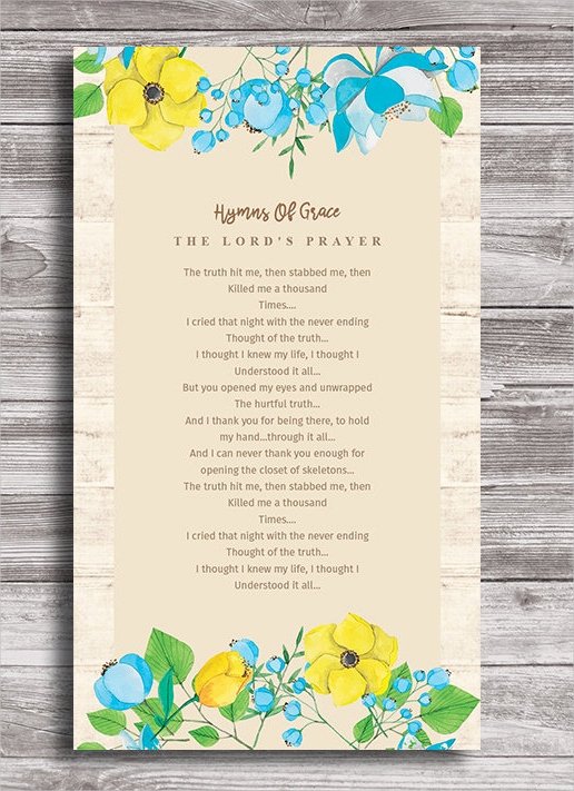 Prayer Card Template Best Of 11 Funeral Card Templates Free Psd Ai Eps format