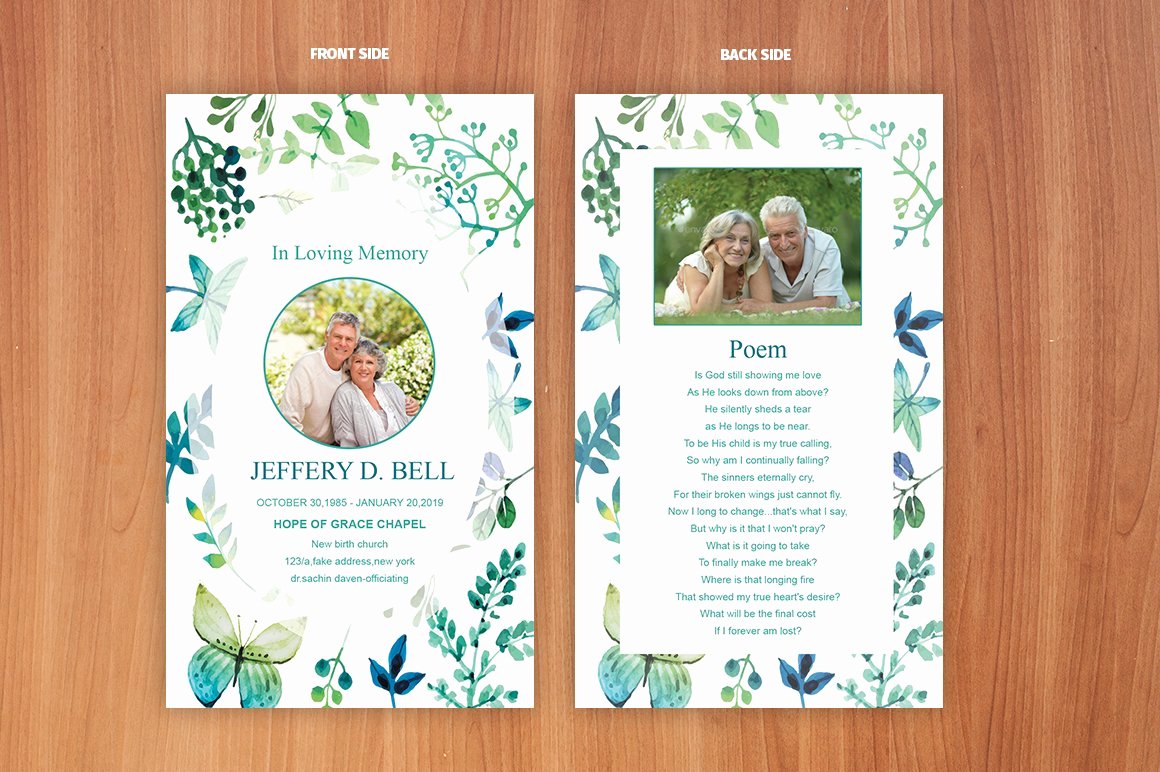 Prayer Card Template Free Awesome Funeral Prayer Card Template Card Templates Creative