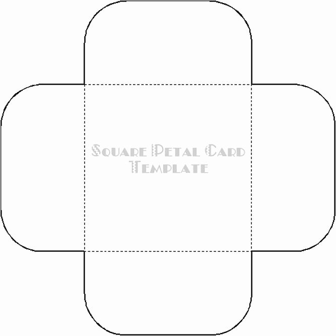 Prayer Card Template Free Elegant Squre Petal Card Template Temptress