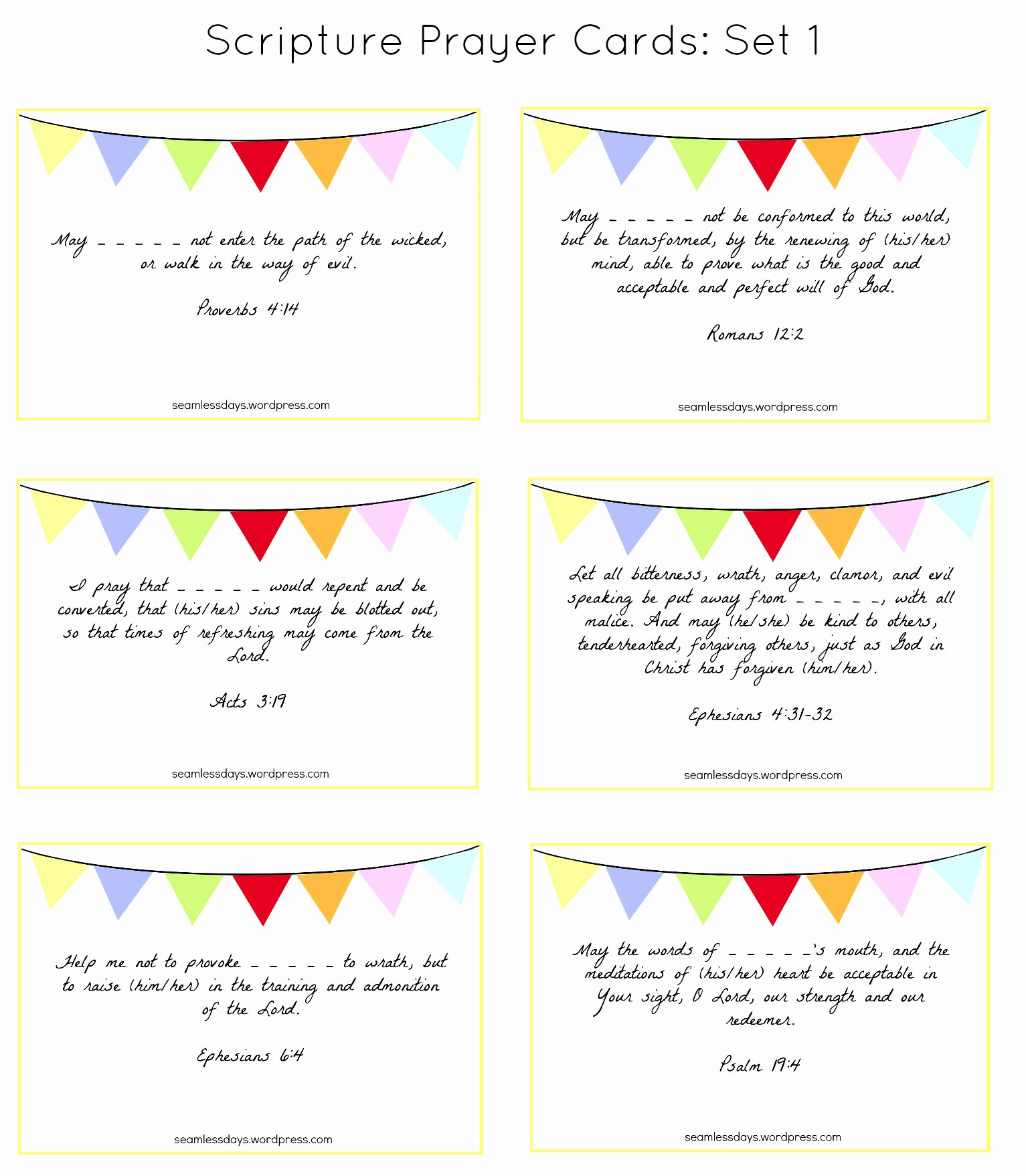 Prayer Card Templates Free Elegant Praying for Your Children A Free Printable