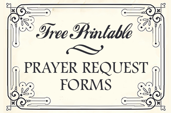 Prayer Cards Template Beautiful Free Printable Prayer Request forms