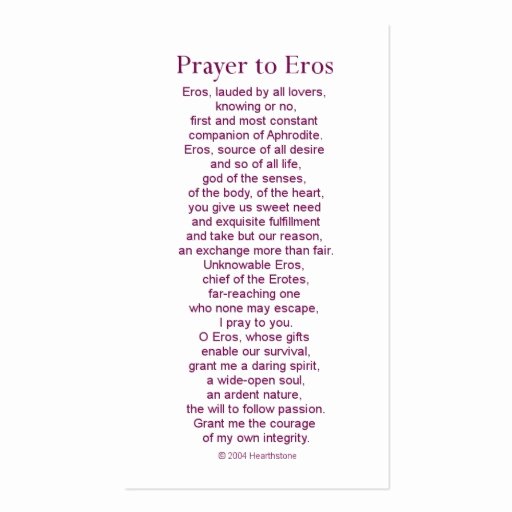 Prayer Cards Template Fresh Eros Prayer Card Business Card Template