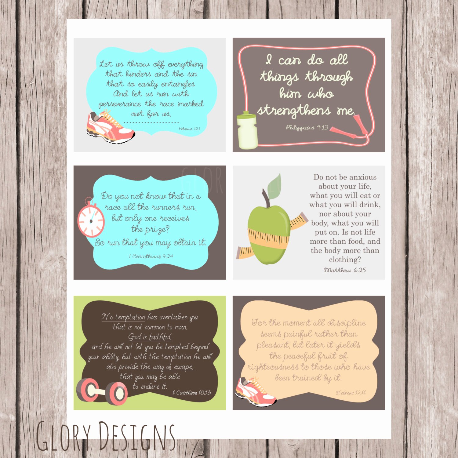 Prayer Request Cards Free Printables Elegant Fitness Weight Loss Prayer Printable Prayer Cards Set Of 6