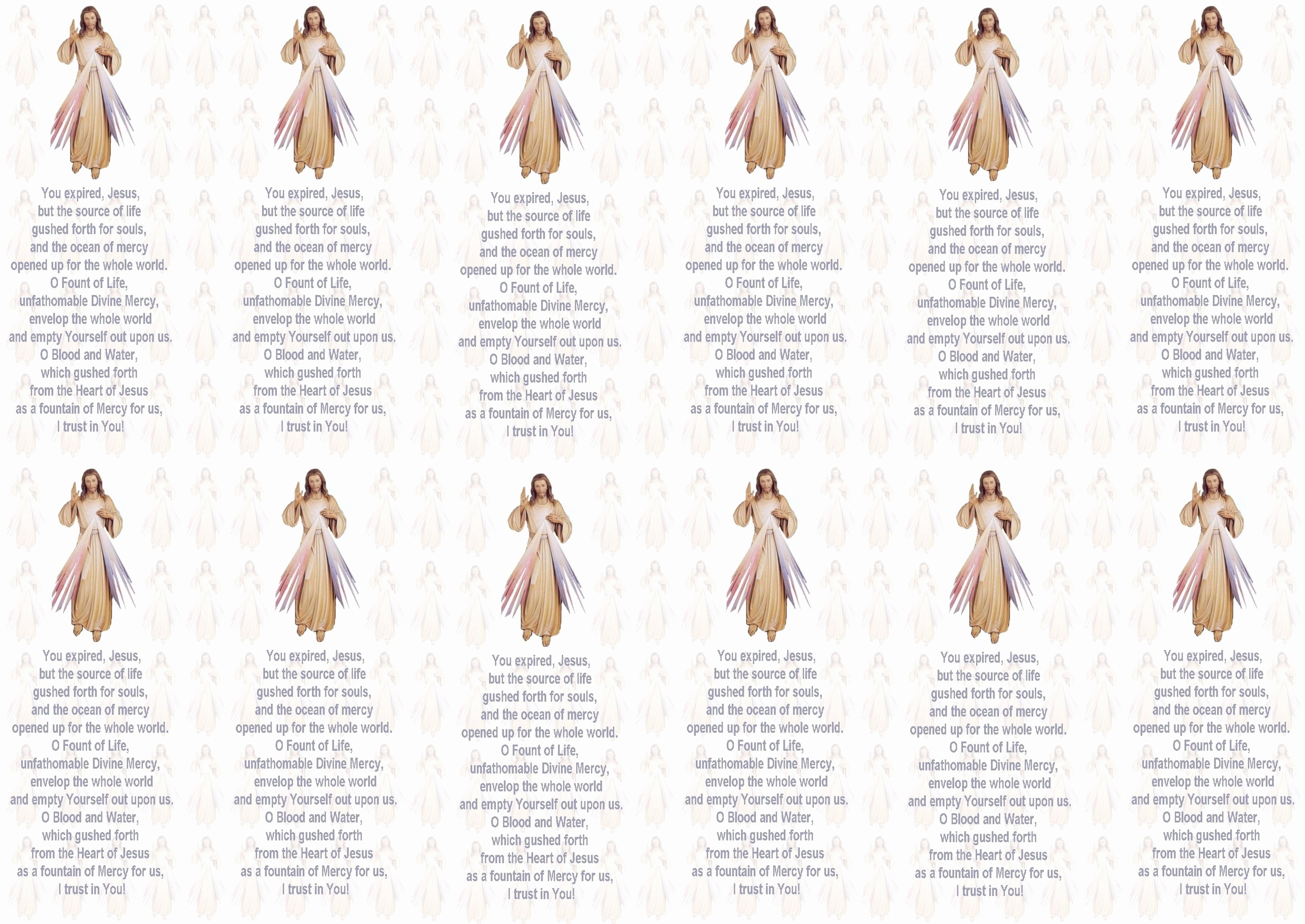 Prayer Request Cards Free Printables Elegant Free Printable Prayer Cards – Divine Mercy Prayer Cards