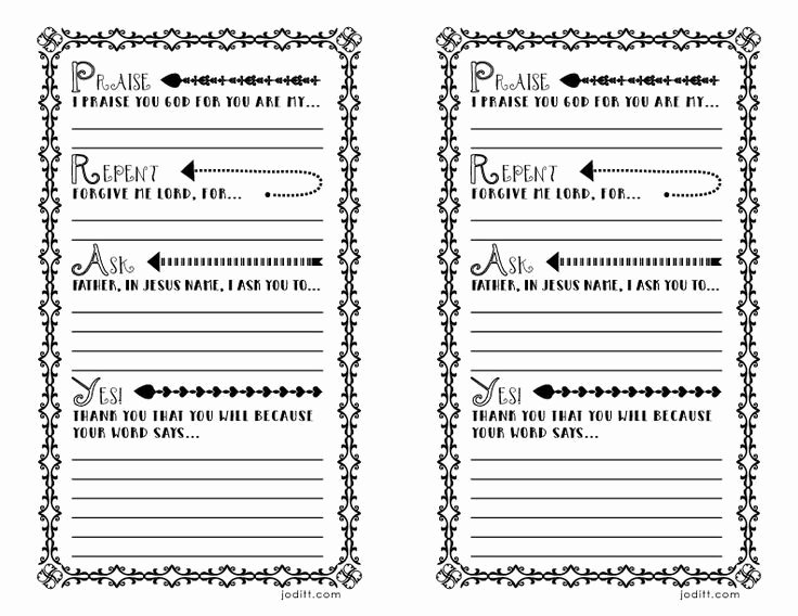 Prayer Request Cards Template Fresh War Room Prayer Journal Template Free Printable