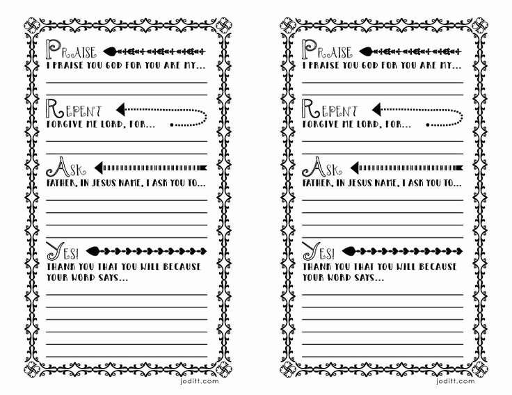 Prayer Request Cards Template Fresh War Room Prayer Journal Template Free Printable