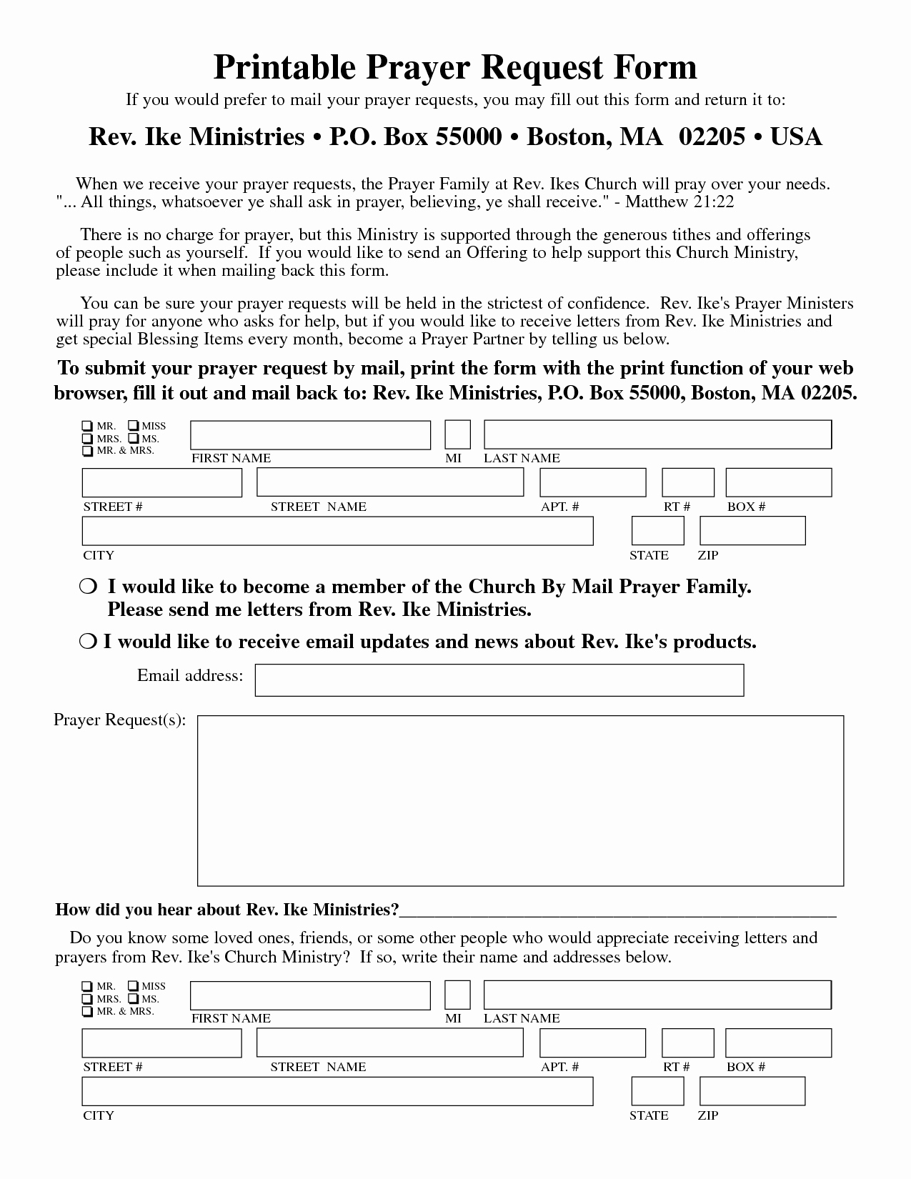 Prayer Request forms Templates Awesome 5 Best Of Printable forms for Prayer Requests