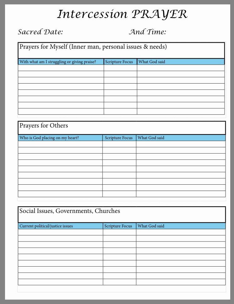 Prayer Request forms Templates Beautiful How to Pray Powerful Prayers Free Printable Prayer Guide