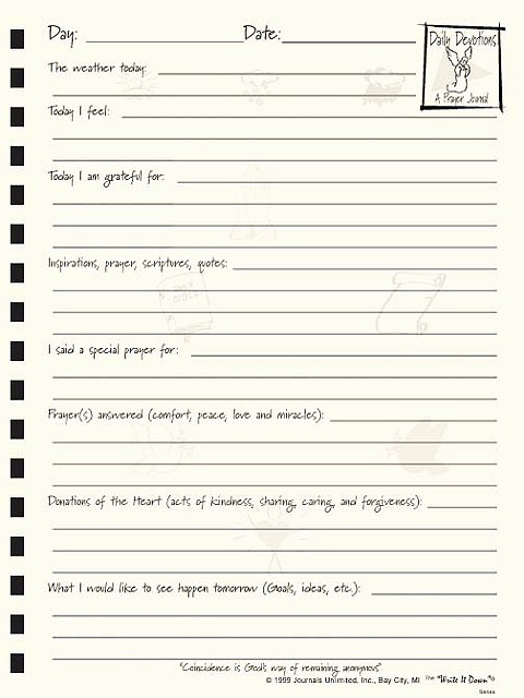 Prayer Request forms Templates Elegant Free Prayer Journal