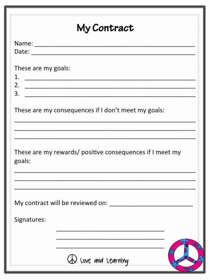 Preschool Discipline Policy Template New Behavior Plan Template