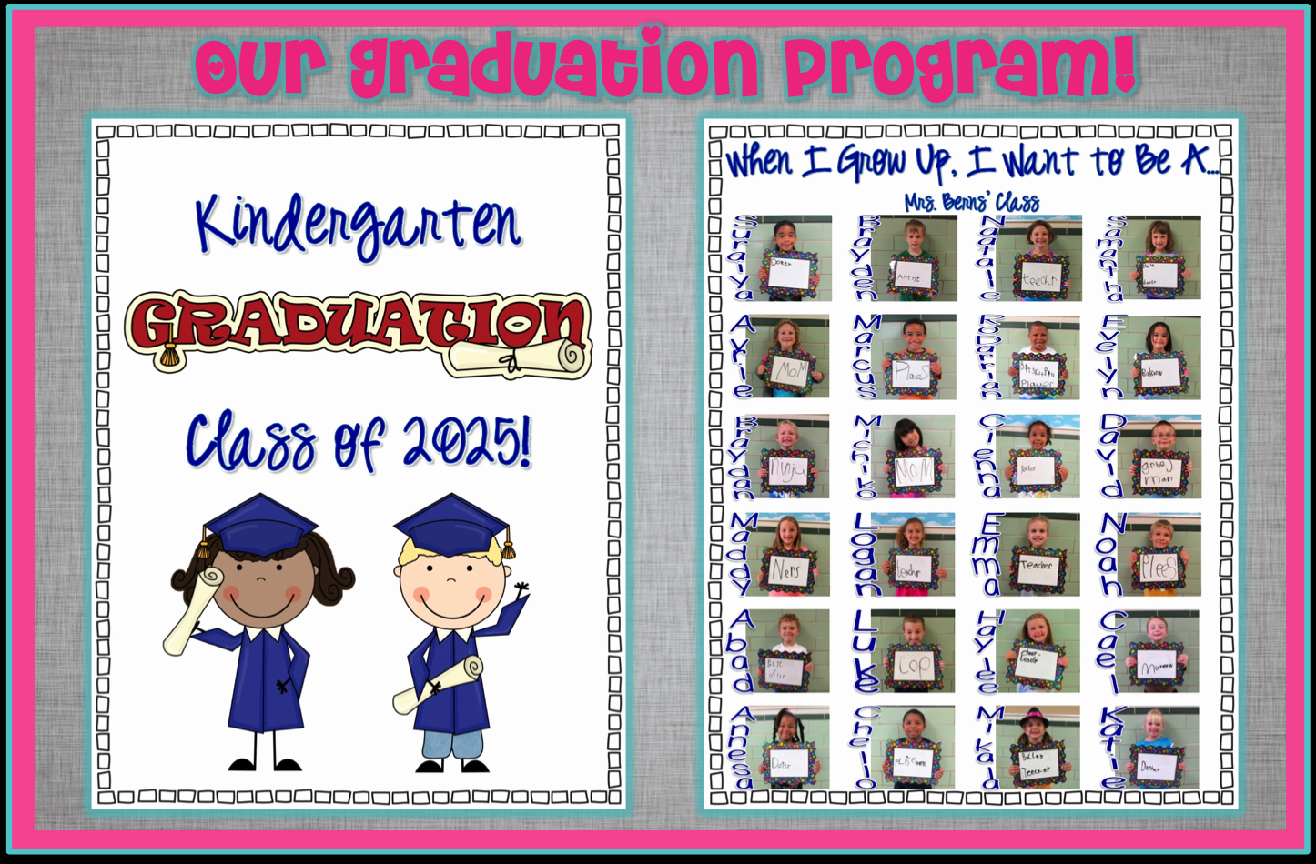 Preschool Graduation Program Template Unique Kindergarten Graduation