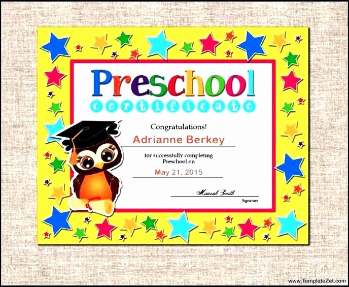 Preschool Graduation Programs Template Awesome Kindergarten Graduation Diplomas