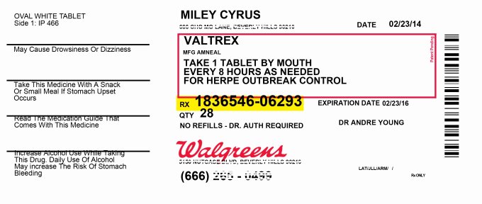 Prescription Bottle Label Template Elegant Walgreens Prescription Label Template