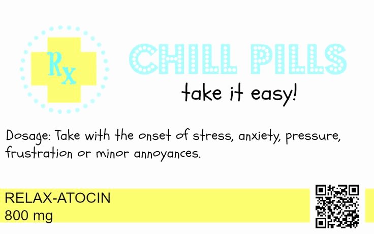 Prescription Bottle Label Template Inspirational Happy Pills and Chill Pills Free Printable Labels