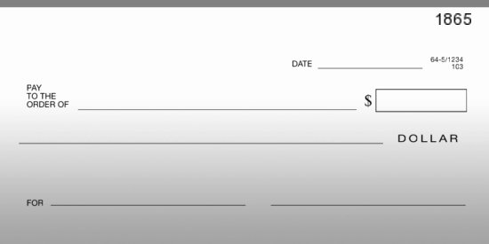 Presentation Checks Template Elegant Big Checks for Presentations