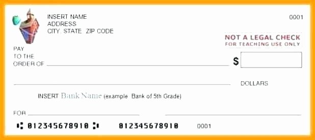 Presentation Checks Template Luxury Charity Checks Line