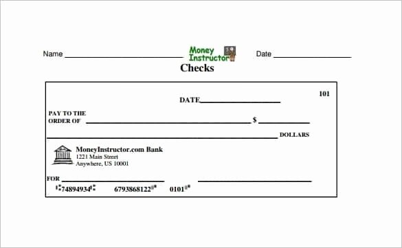 Presentation Checks Template Luxury Free Pdf Presentation Check Template