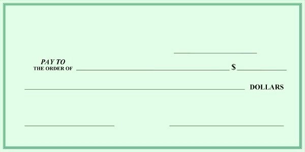 Presentation Checks Template Unique Sample Check Template