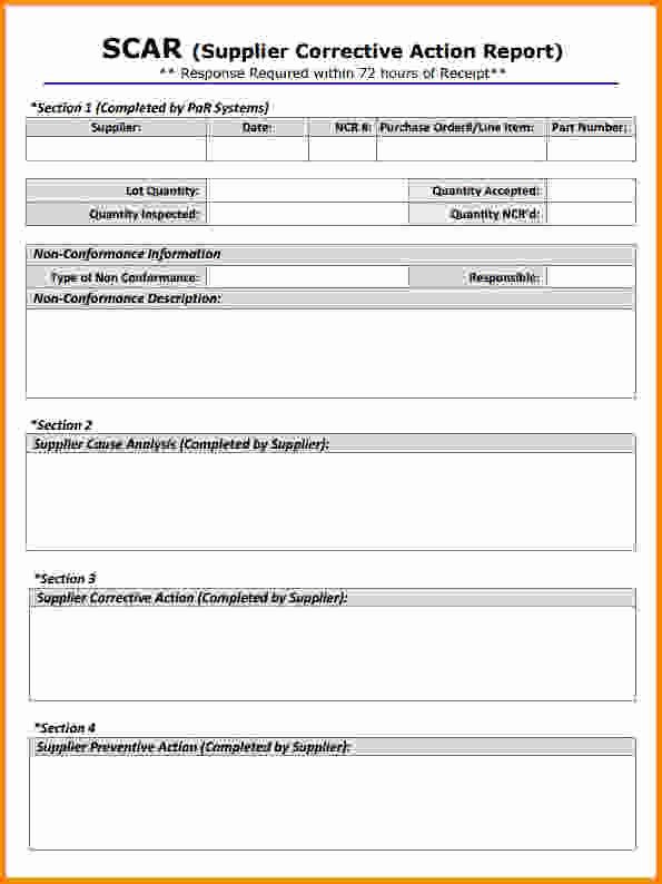 Preventive Action form Lovely Corrective Action Report Template 8 – Guatemalago