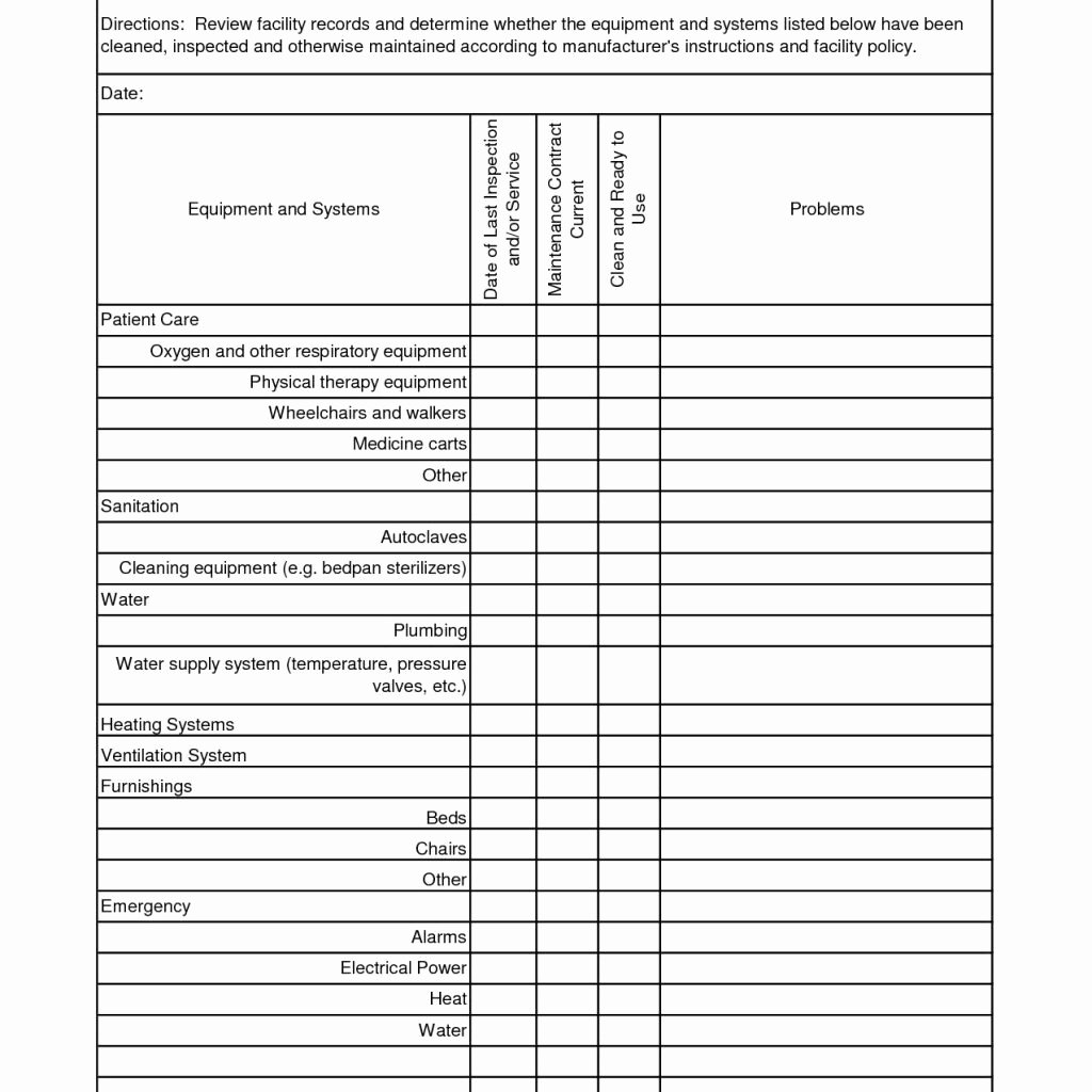Preventive Maintenance Excel Template Best Of Preventive Maintenance Spreadsheet La Portalen Document