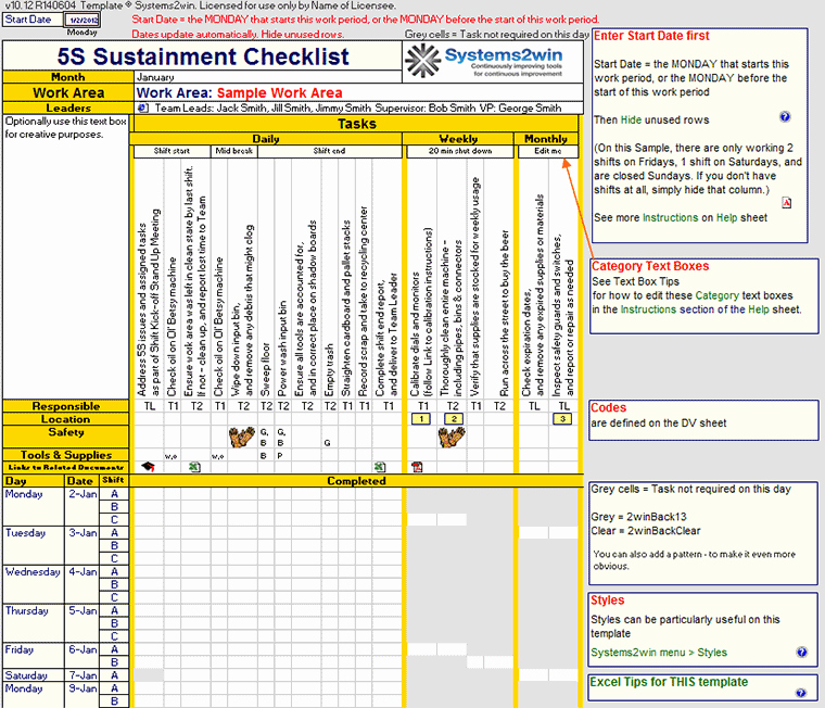 Preventive Maintenance Excel Template Inspirational Preventive Maintenance Checklist Template