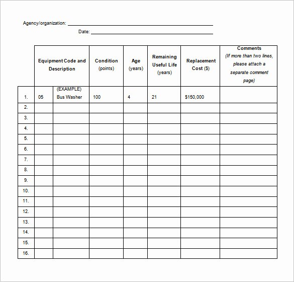 Preventive Maintenance Excel Template Inspirational Preventive Maintenance Schedule Template Excel