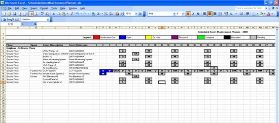 Preventive Maintenance Excel Template Unique Ppm Schedule Template Excel