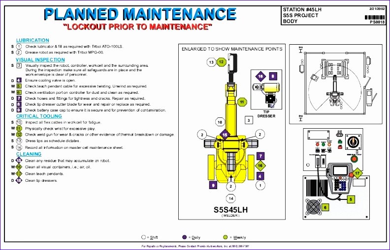 Preventive Maintenance Schedule format Pdf Beautiful 12 Process Flow Excel Template Exceltemplates