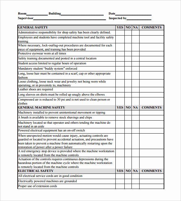 Preventive Maintenance Schedule Pdf Elegant Equipment Maintenance Checklist Template Templates