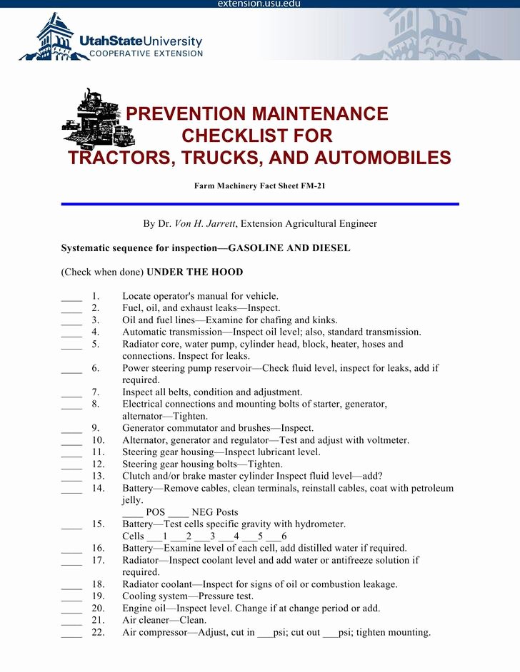 Preventive Maintenance Schedule Pdf Lovely 29 Preventive Maintenance Schedule Templates Free Download