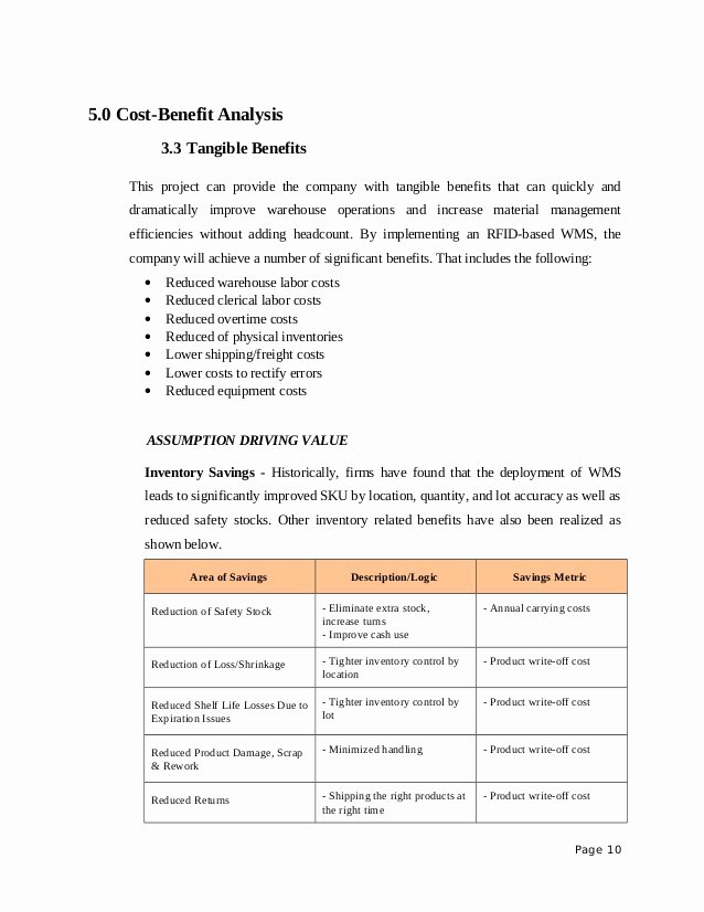 Price Proposal Template Lovely Project Proposal Sample Rfid On Warehouse Management System