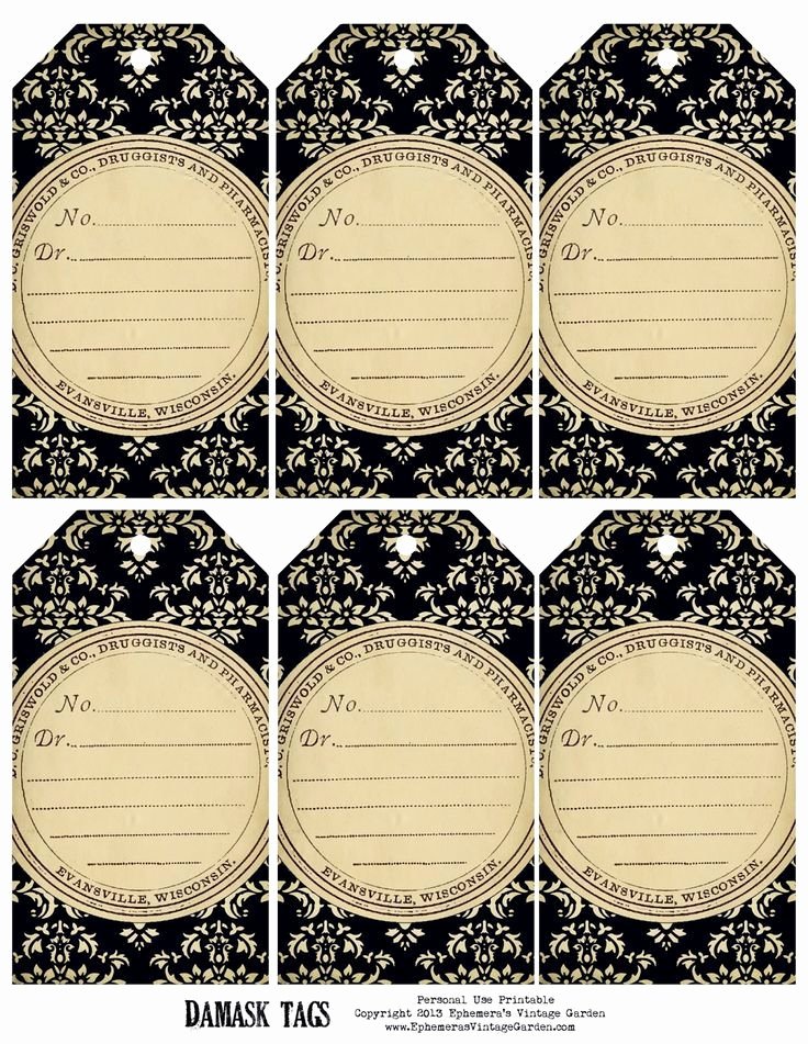 Price Tag Template Printable Beautiful 171 Best Etiquettes Vierges N&amp;b Images On Pinterest