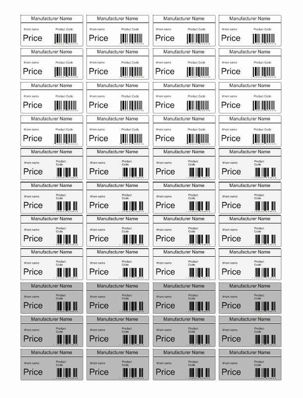 Price Tag Template Printable Best Of Price Tag Template Free Pricing Label Templates for