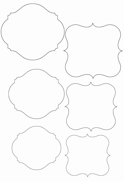 Price Tag Template Printable Unique Template Frame Cute for Price Tags