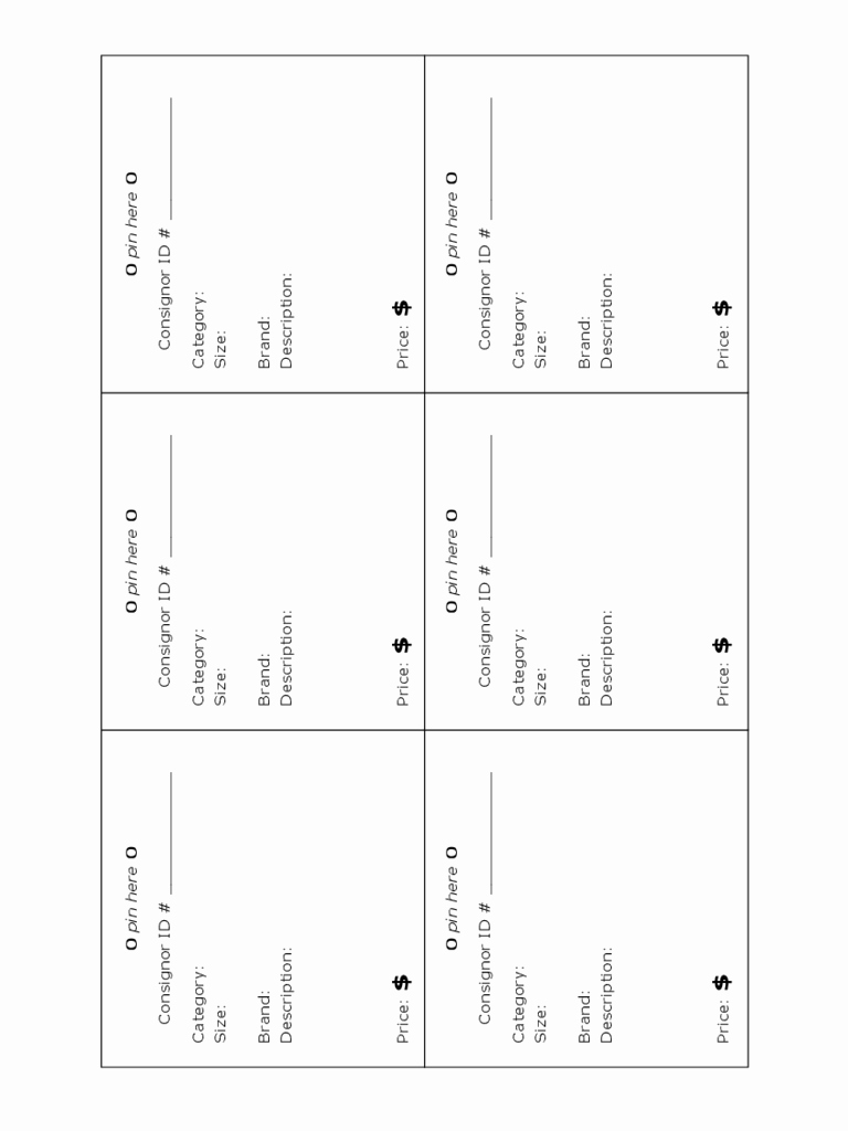 Price Tag Templates Printable Beautiful Price Tag Template 2 Free Templates In Pdf Word Excel