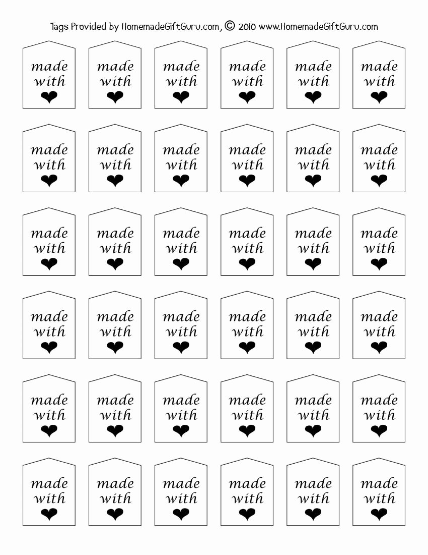 Price Tag Templates Printable New Printable Gift Tags