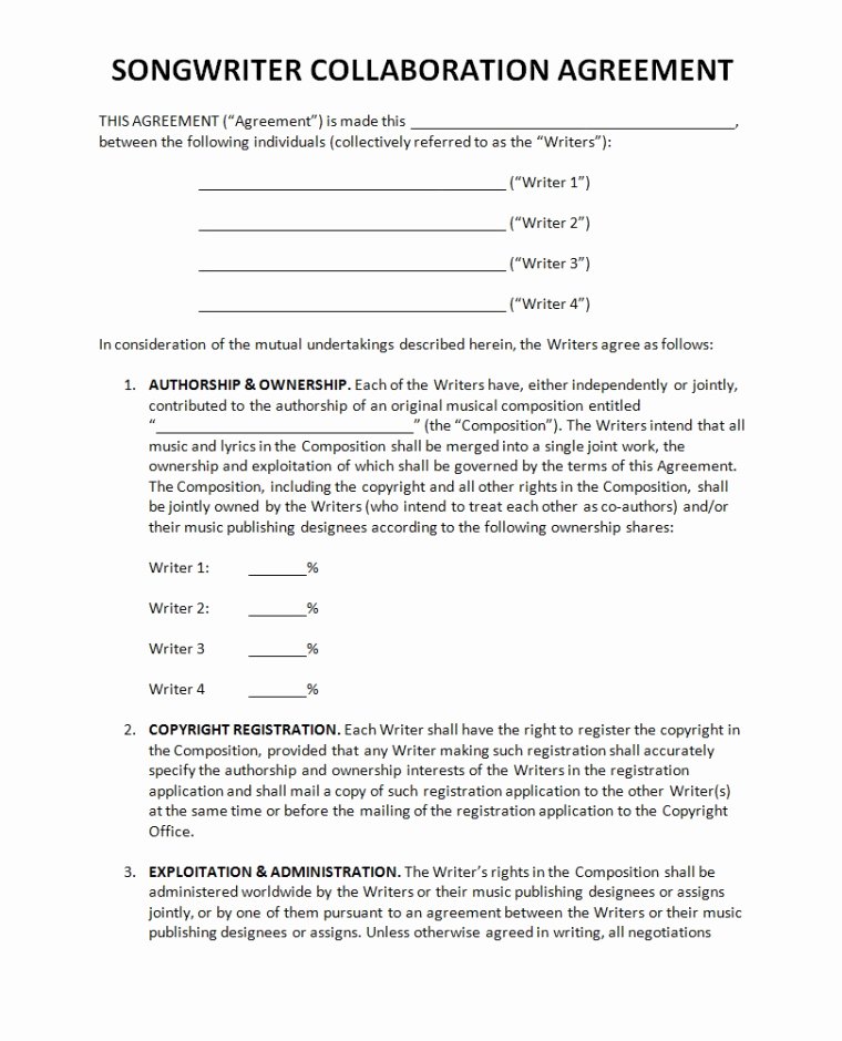 Pricing Agreement Letter Awesome Pricing