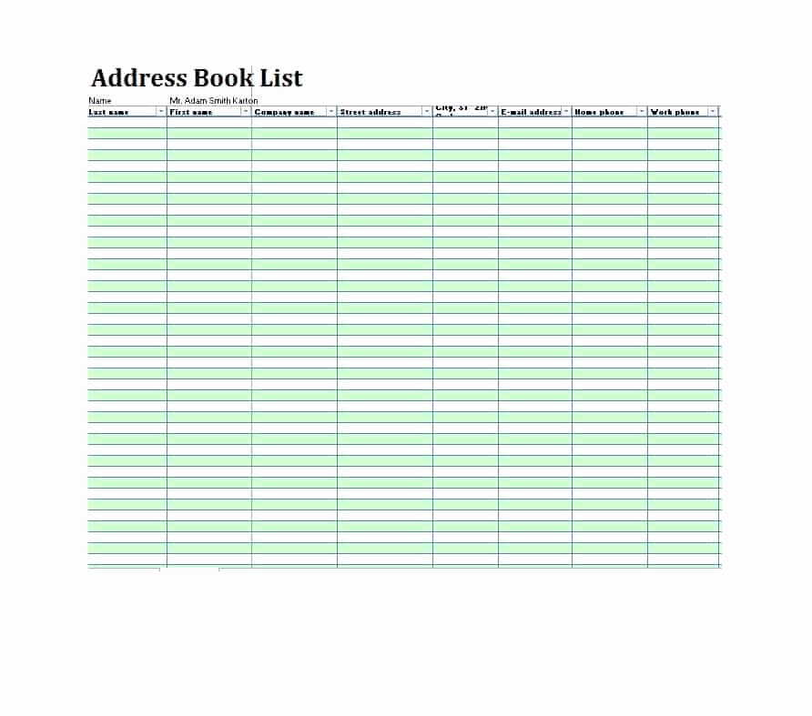 Printable Address Book Template Fresh 40 Printable &amp; Editable Address Book Templates [ Free]
