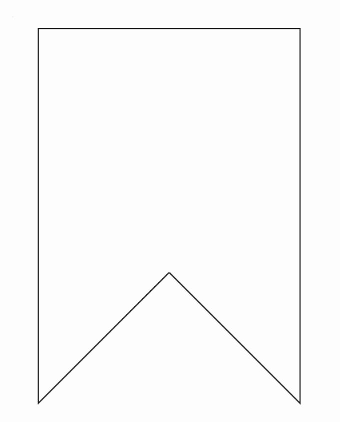 Printable Banner Templates Unique Bunting Template On Pinterest