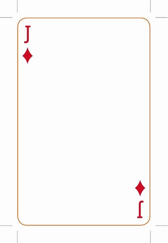 Printable Blank Playing Cards Fresh Best S Of Playing Card Templates for Word Playing