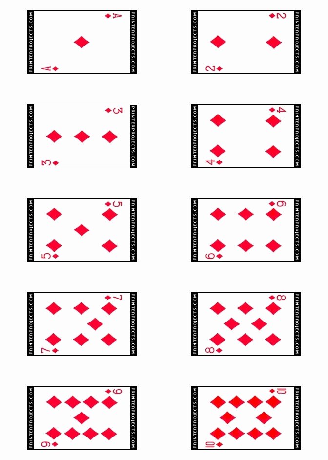 Printable Blank Playing Cards New Best S Of Playing Card Templates for Word Playing