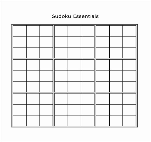 Printable Blank Sudoku 4 Per Page Awesome Sudoku Printable Puzzles 4 Per Page Best Games