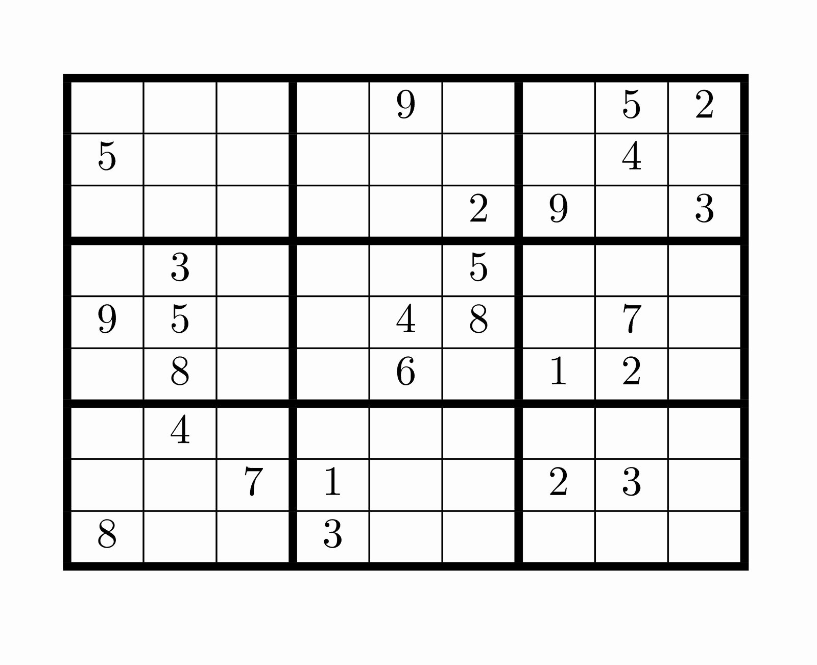 Printable Blank Sudoku 4 Per Page Luxury Blank Sudoku Printable Pages – Ezzy