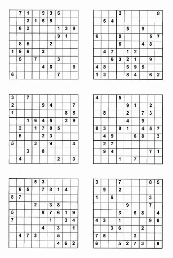 Printable Blank Sudoku 4 Per Page New Related Keywords &amp; Suggestions for Hard Sudoku 4 Per Page