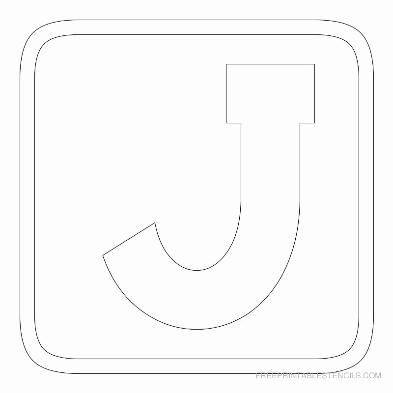 Printable Block Letters Template New Printable Block Letter Stencils