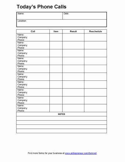 Printable Call Log Template Awesome 14 Best Of Telephone Number Worksheet Learning