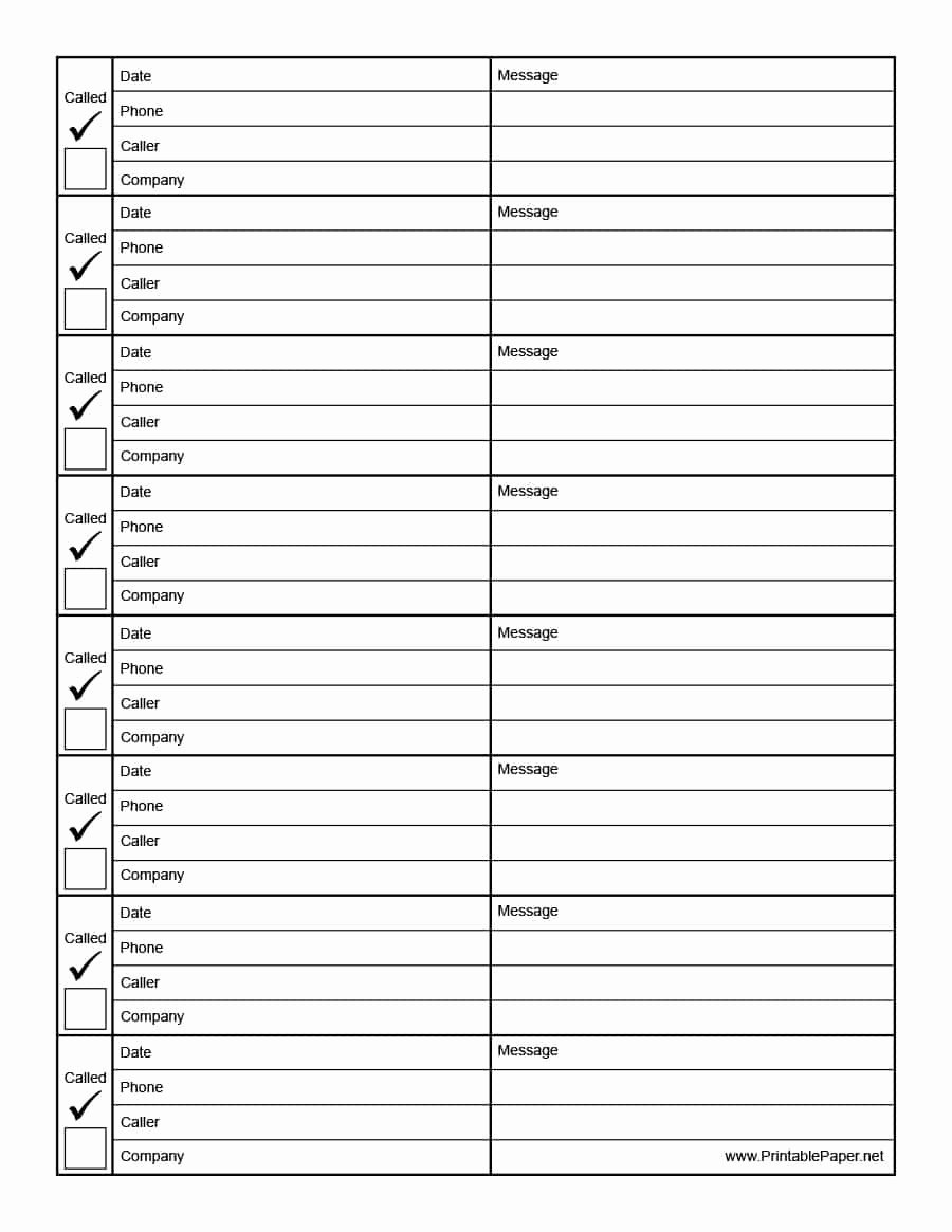 Printable Call Log Template Best Of 40 Printable Call Log Templates In Microsoft Word and Excel