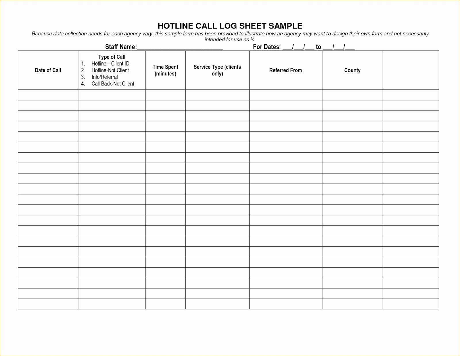 Printable Call Log Template Luxury Printable Call Log Templates In Excel Excel Template