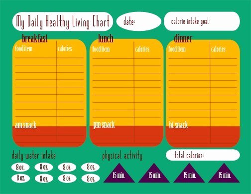 Printable Calorie Tracker Awesome Calorie Tracking Chart Free Printable This Michigan Life
